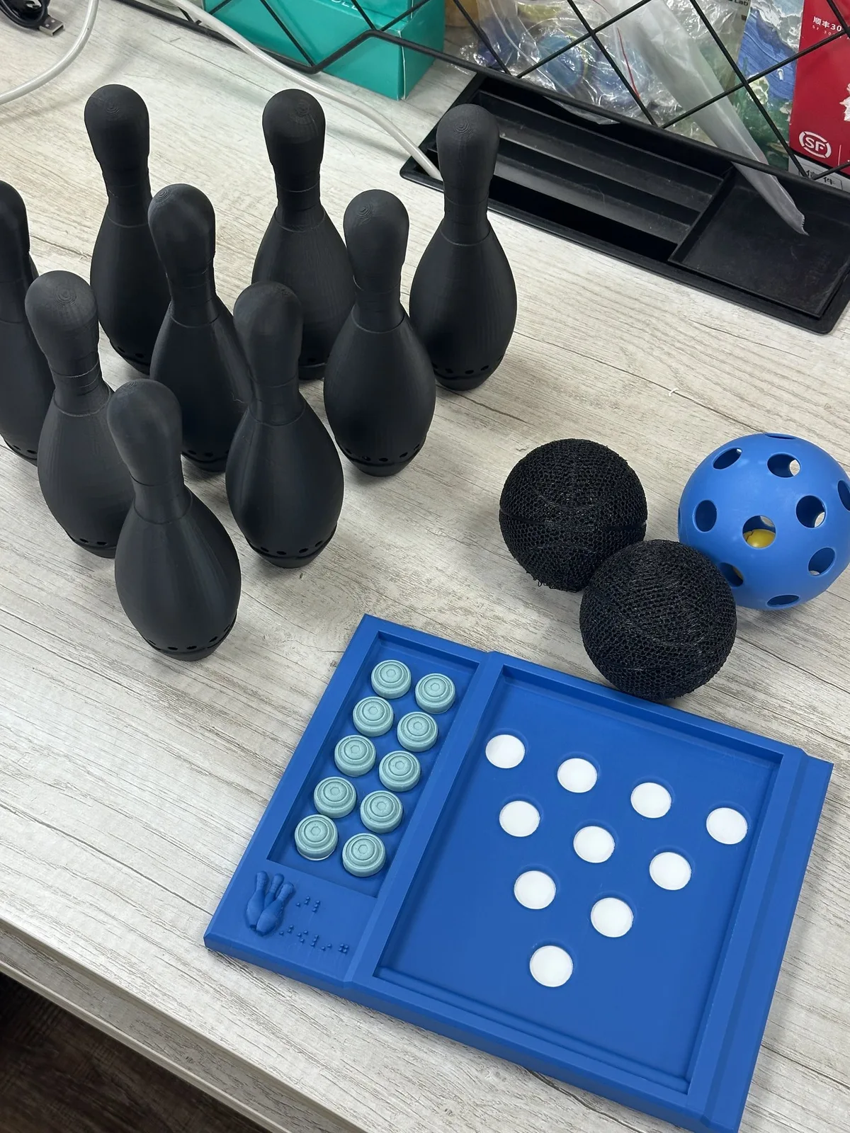 Audio and tactile sports prototypes for blind and low-vision athletes